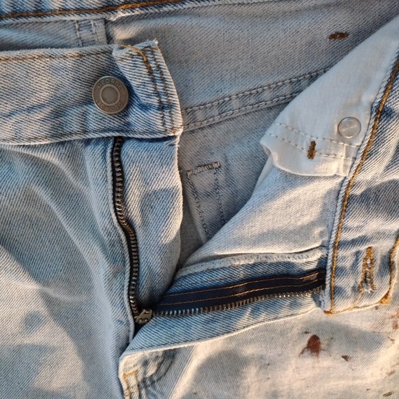 Real Construction Worker Jeans with Paint & Rip - Picture 5 of 11